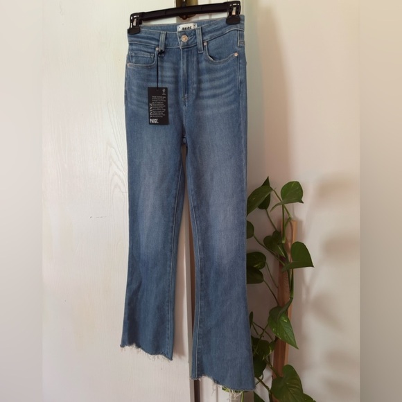 NWT Paige Claudine High Rise Ankle Flare Jeans - Picture 4 of 7